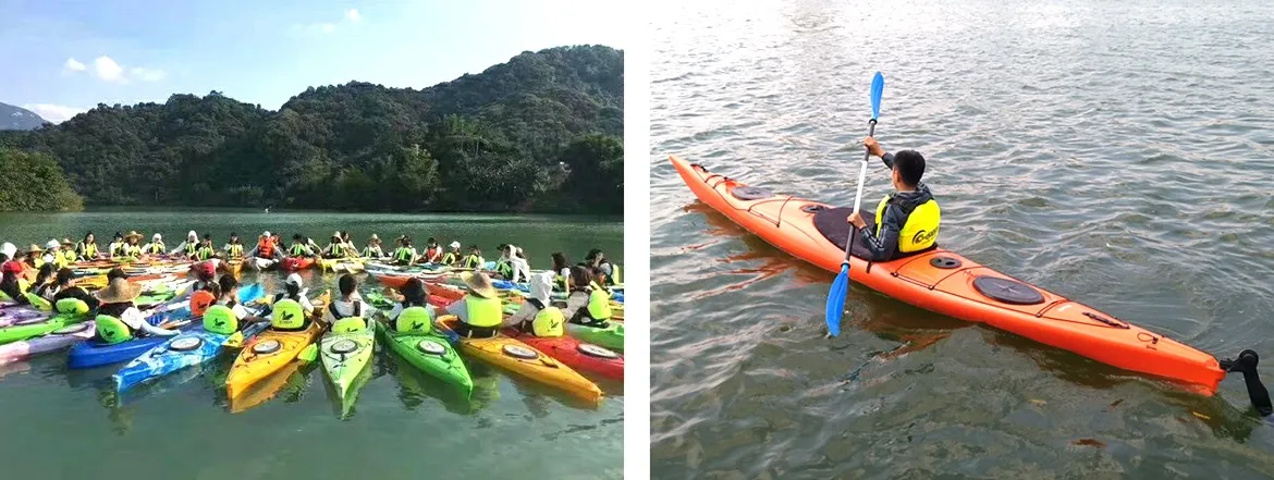 coastal touring sit in day touring kayak